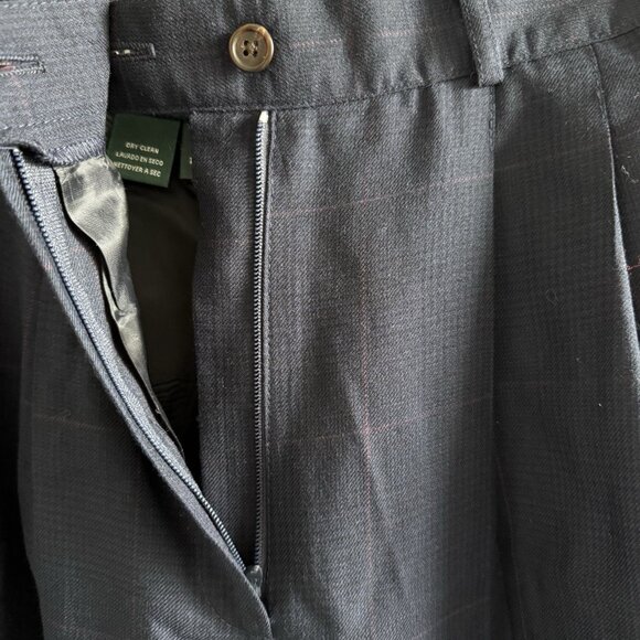 VTG Ralph Lauren Women’s Sz XS/S Wool Plaid Pleated Trouser Pants USA Made NEW - Picture 11 of 15